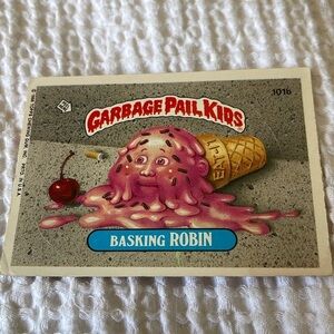 Garbage Pail Kids Card 1986 Topps - 101b  Basking Robin